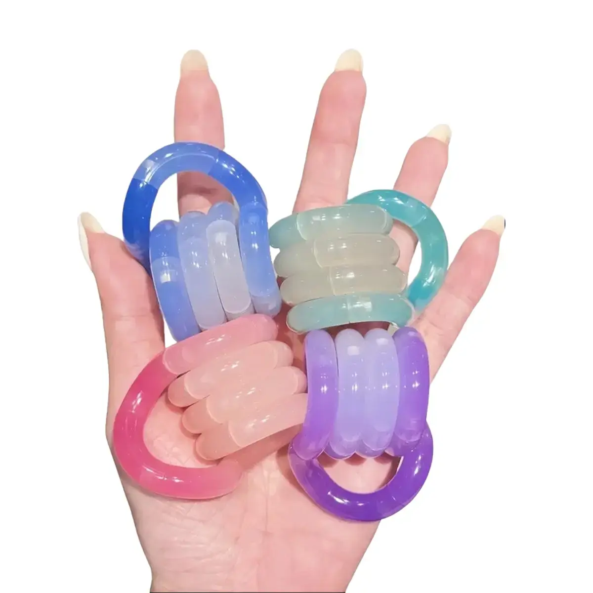 Squishy Slime Random Set A/B/C/D, Multicolor 4 styles Random slime squishy set, Stress Sensory Gift