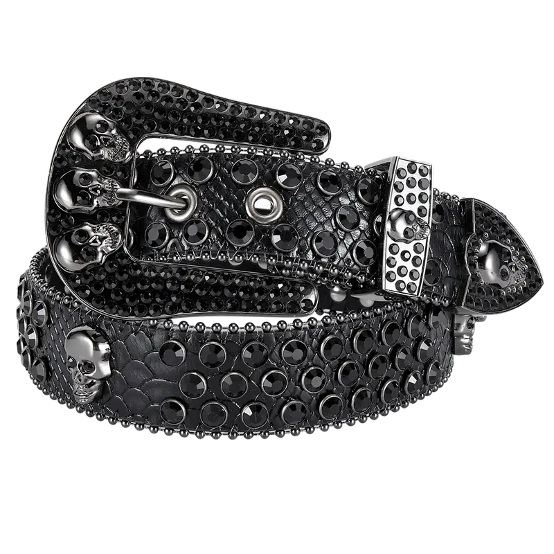 designer rhinestone belt mens - TikTok Shop display picture 3