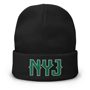 NY Football Retro New York Jet Winter Beanie Cap Hat
