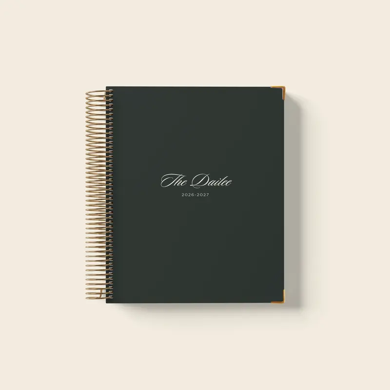 The Dailee Personal Organiser Planner - 2026-2027 (August 2026-July 2027) Hourly Time Blocking Schedule Planner, 500+ Pages 100 gsm Paper, Daily To-Dos & Goal Planning Tool, Adulting Gifts for Type A Users, Spring Cleaning Companion