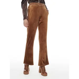 Cider [size 2-10] Just Vibes Velvet Flare Trousers