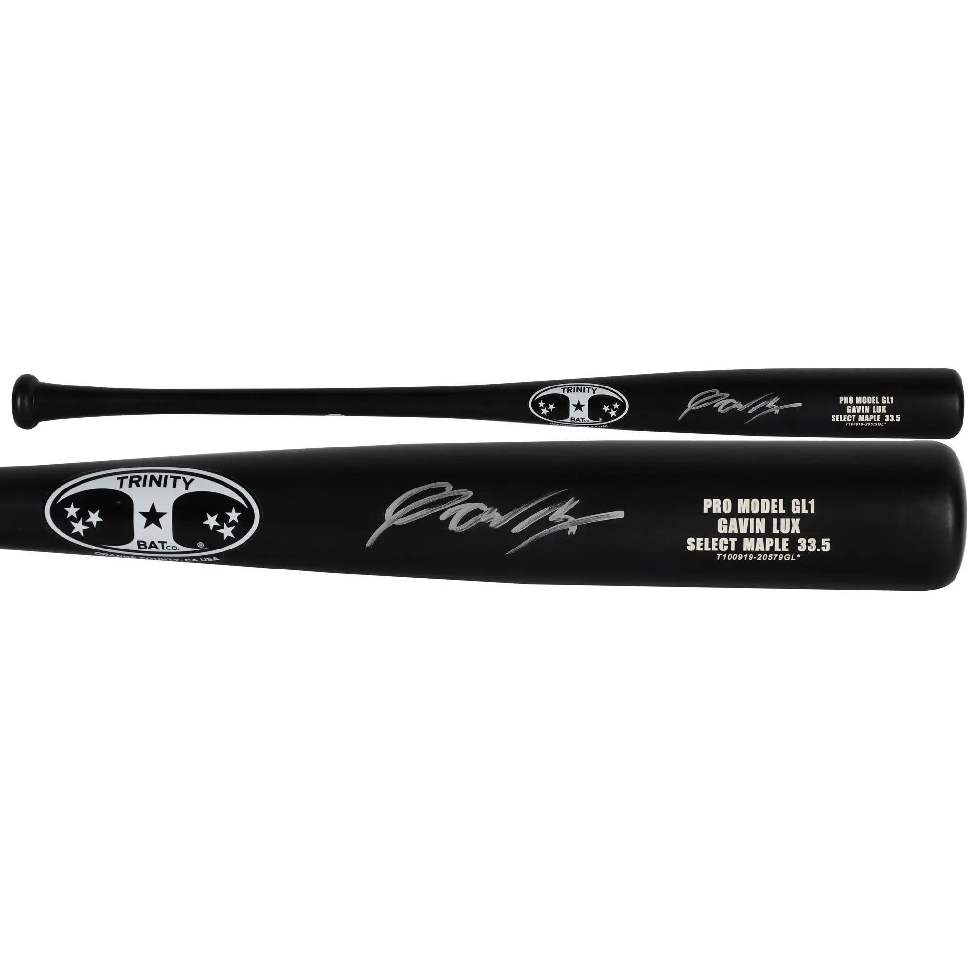 Gavin Lux Tampa Bay Rays Autographed Trinity Game Model Bat - Fanatics Authentic Certified