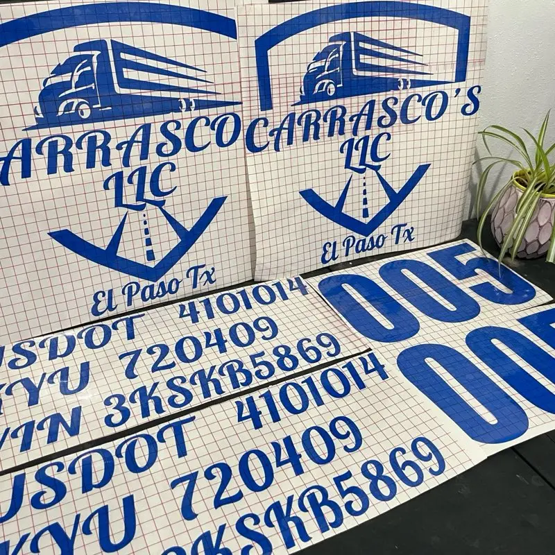 Custom Vins and logos decal  shop