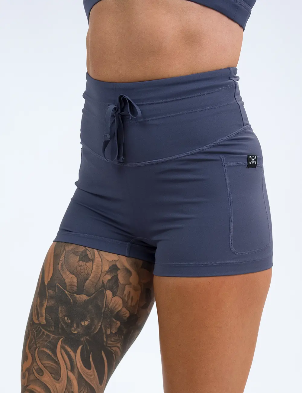 CVG Omni Female Sports Shorts - Twilight Purple, 4-Way Stretch, 5-Inch Inseam, Breathable Activewear Women's Sports Shorts