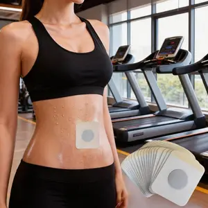 50pcs Abdominal Firming Patches Unisex Sports Fitness Aid Gentle Skin-Friendly, Men & Women Use, Workout Support, Soft Comfortable, Airslim Shaping