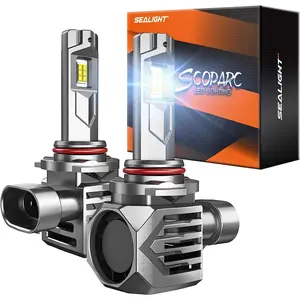 2012 GMC Terrain 9005/HB3 130W 6500K White IP68 LED Headlight Bulbs 2PCS SEALIGHT S7S