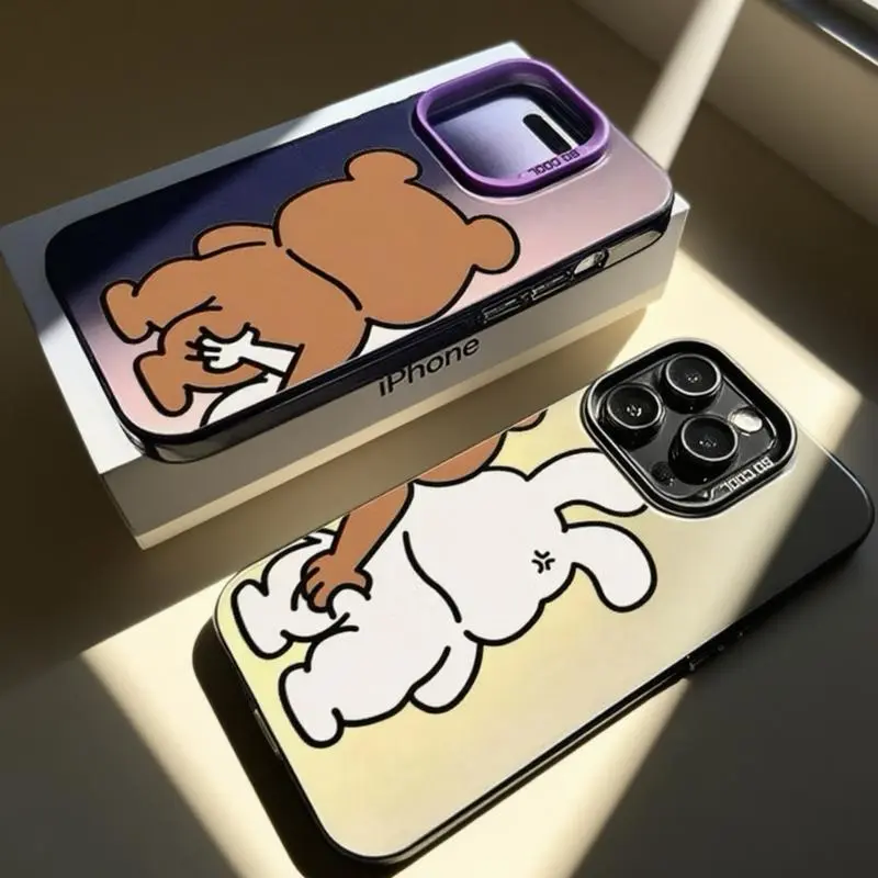 Cute Couple Phone Cases, Love Couple Phone Case, Gift For Couple, Matching Phone Cases For Iphone 17 16 Pro Max 15 14 13 12 11