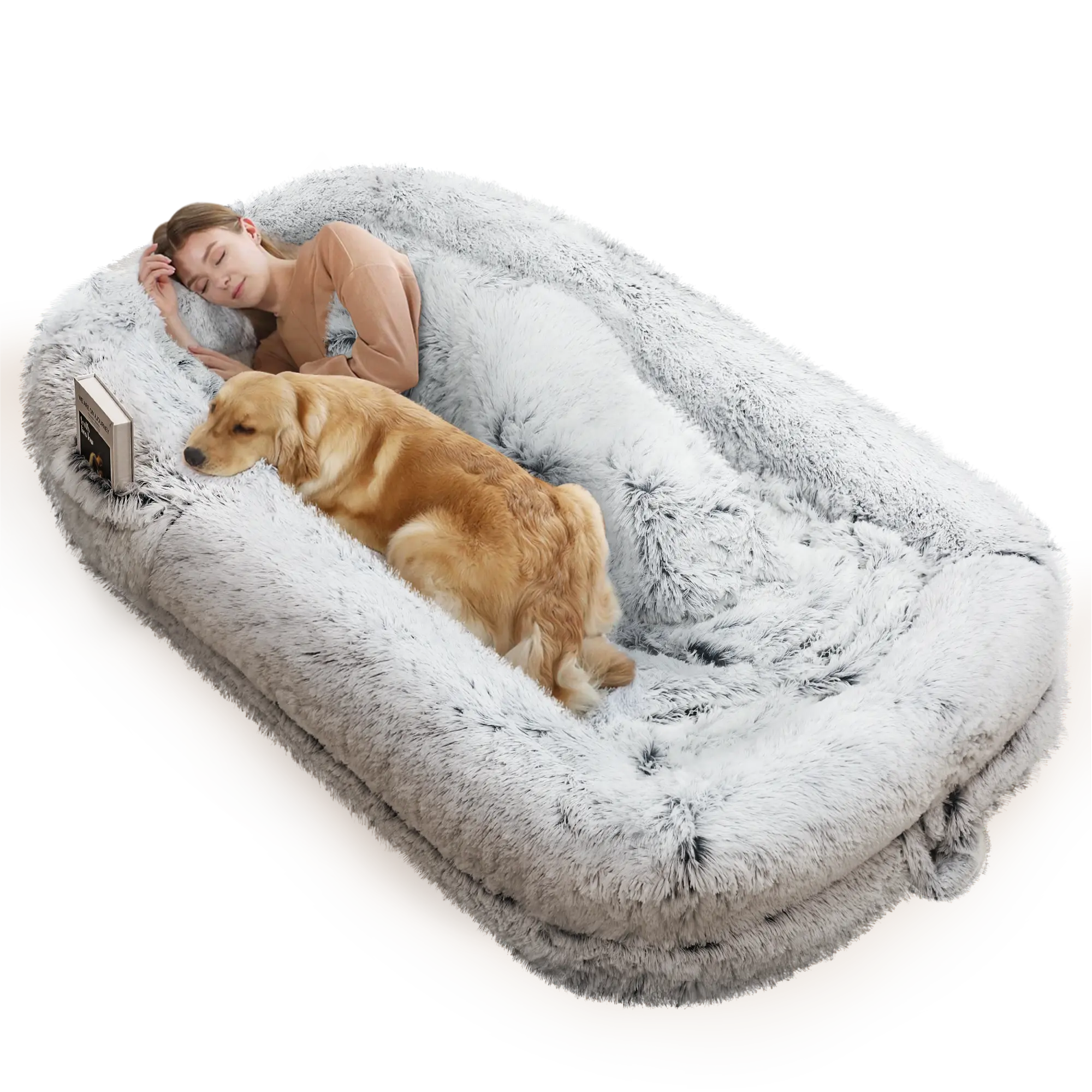 Human Dog Bed for Adults 46 x 10 x 76 Long Human Size Dog Bed with Removable Cover Orthopedic Design for Comfort summergarden