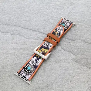 Western Apple Watch Leather Band 38/40/41mm