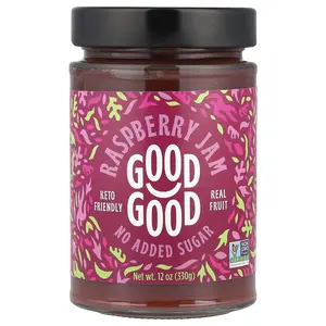 GOOD GOOD Raspberry Jam, 12 oz (330 g)