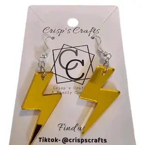 162) Lightning Bolt Earrings