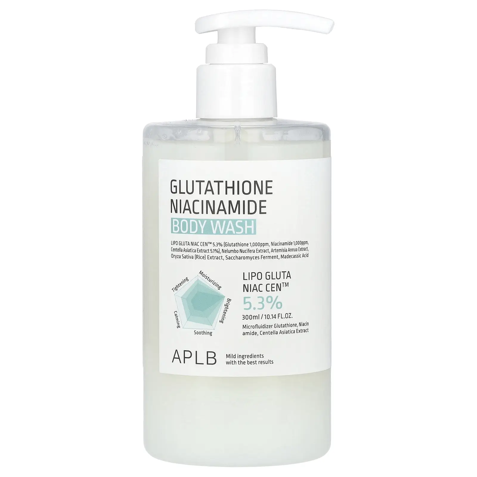 APLB Glutathione Niacinamide, Body Wash, 10.14 fl oz (300 ml)