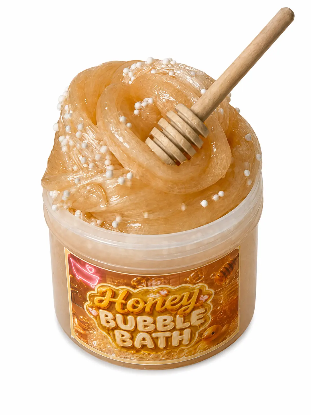 Honey Bubble Bath | Clear Slime | Oatmeal Milk and Honey