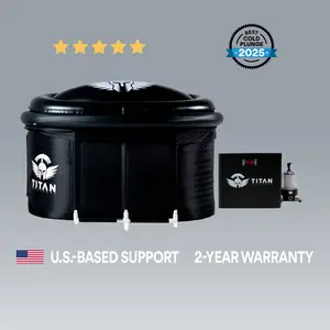 #1 Cold Plunge with Chiller | 2-Year Warranty | The Ultimate Cold Plunge for Full-Body Recovery | Titan Wellness