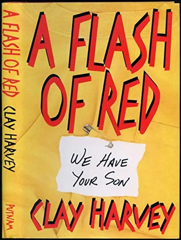 USED Book - A Flash of Red by Clay Harvey (Hardcover) - english