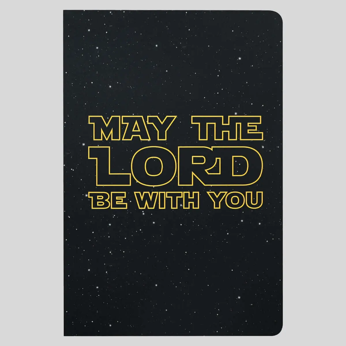 Kerusso Men's Paperback Journal - Office Stationery Journaling Supplies, 8.25" x 5.5" Size, 160 Lined Pages, 16 Different Scriptures Repeated for Bible Study Notes, May The Lord Themed Notebook