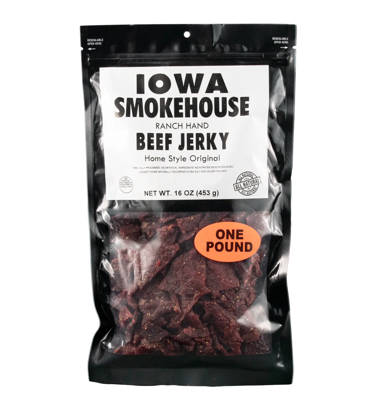 Ranch Hand 16 oz Beef Jerky Home Style Original