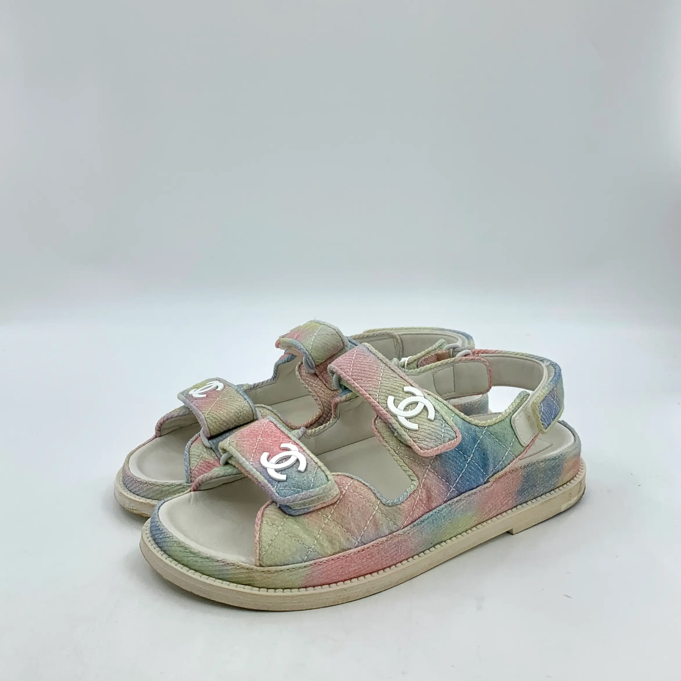 RDLT-Chanel colorful sandal size 37-X34967