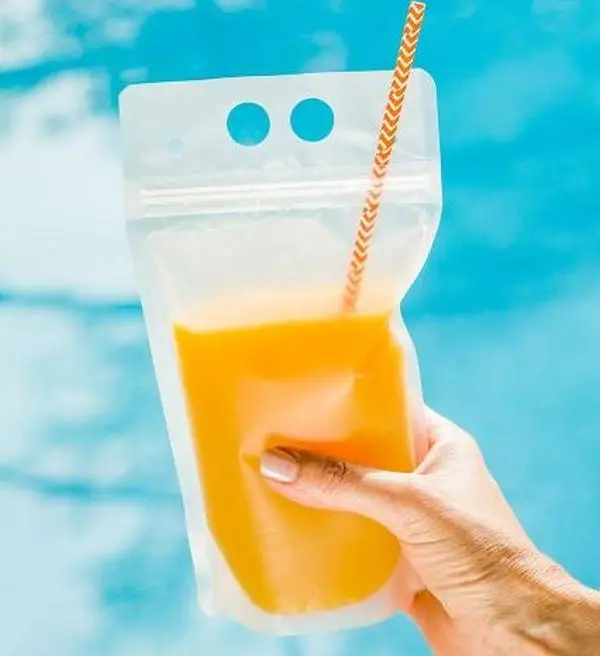 Disposable Drink Pouch Clear Pack of 10 Disposable Drink Pouch Clear Pack of 10