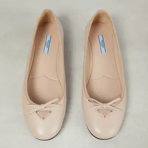 Prada Leather Ballet Flats - 40.5