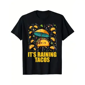 Summer t Shirts It'S Raining Tacos Funny Taco Lovers kids girls boys T-Shirt