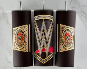 WWE tumbler design, 20 oz skinny tumbler 1