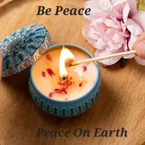 Be the Peace Candle - Promotes Peace and Harmony - High-Quality Materials - Gift Idea - Decor Ornaments Freshener Decoration manifestation candle