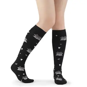 Demonia Vampire Heart Knee High Socks