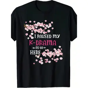 clothing merch flash sale Men's K-Drama K-Pop Korean Music Lovers T-Shirt - Retro Korean Wave Graphic Tee with K-Pop Groups, Comfortable Casual Short Sleeve Shirt Gift for Fans