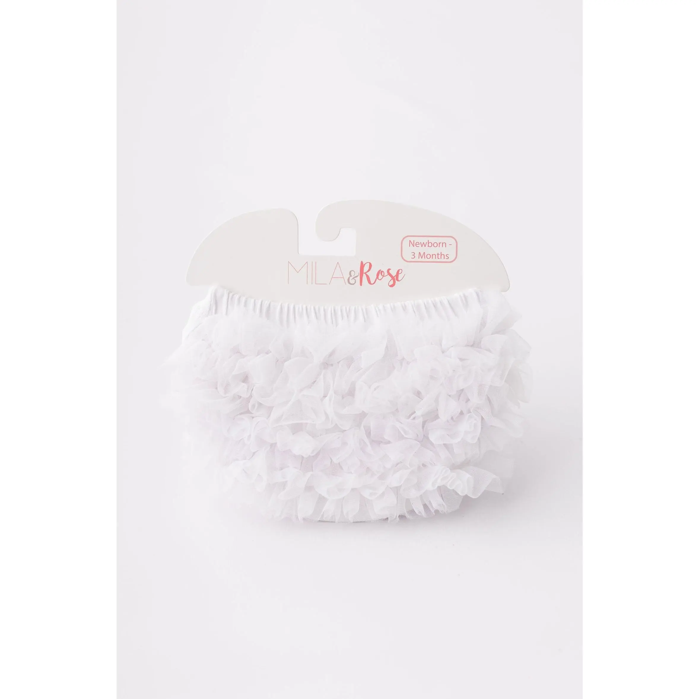 White Ruffle Bum Bloomer