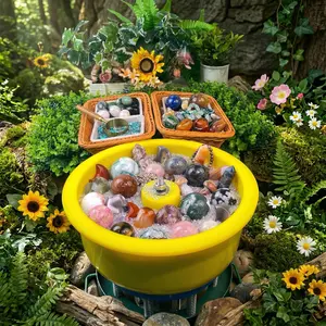 1 Count Premium Crystal Scoop – Mixed Natural Gemstones with Spheres, Towers, Tumbled Stones, Bracelets, Specimens, Chips & More