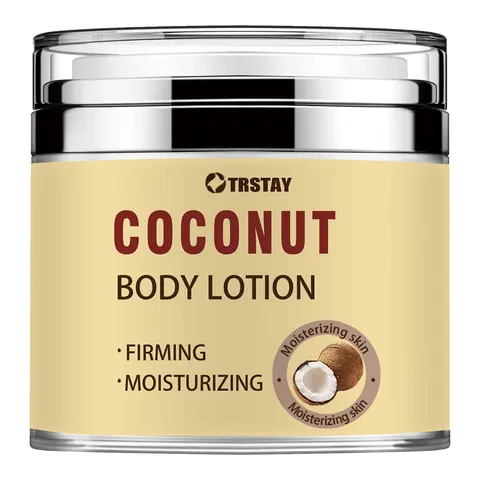 Moisturizing Coconut Hydration Body Lotion - 50g Body Care for All Skin Types with Hyaluronic Acid, Vitamin C, Argan Oil, Flaxseed Extract, Glycerin, Aqua, Firming Formula for Smooth Complexion