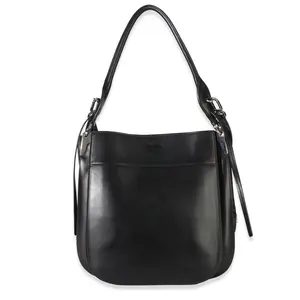 Black Calfskin City Small Margit Bag