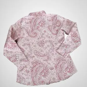 Pink collar flame resistant shirt