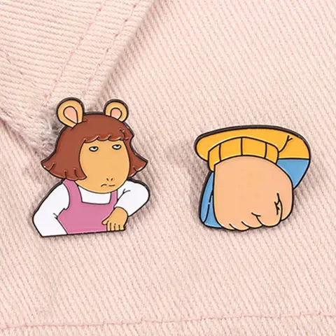 Cartoon Character Design Brooch, Cute Enamel Pin Suitable for Backpacks, Jeans, Scarves, Hats Decoration, Fashion Accessories for Women & Men, Durable Metal Pins, Charm, Clip, Lapel Brooch, Alloy Brooch Pin, Brooch Set