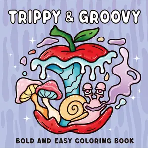 Vibrant Coloring Book, Comfortable Cartoon Designs, Thick Opaque Paper, Clear Lines, Stress Relief, School Supplies, Birthday Gift