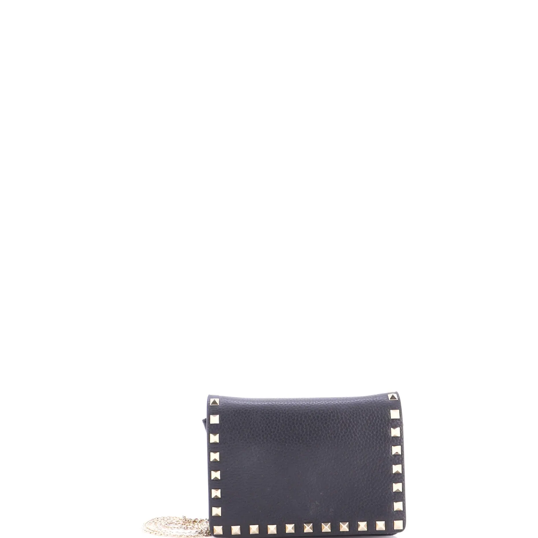 Pre-owned Valentino material Messenger bags Garavani Rockstud Pouch Crossbody Bag Leather Mini by Rebag
