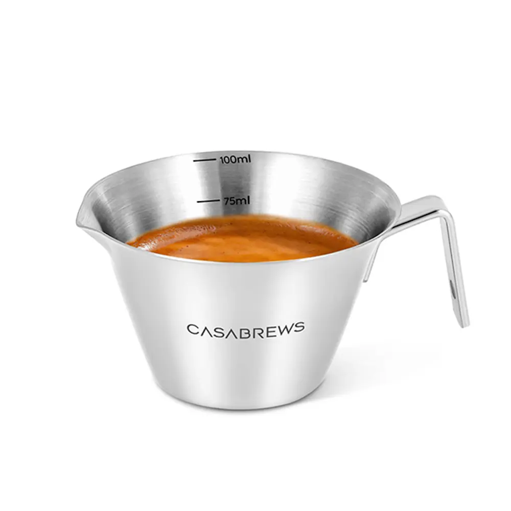 Casabrews EX100CC Coffee Extraction Cup, Coffee Brewing Accessories, Household Kitchen Equipment for Espresso Machines