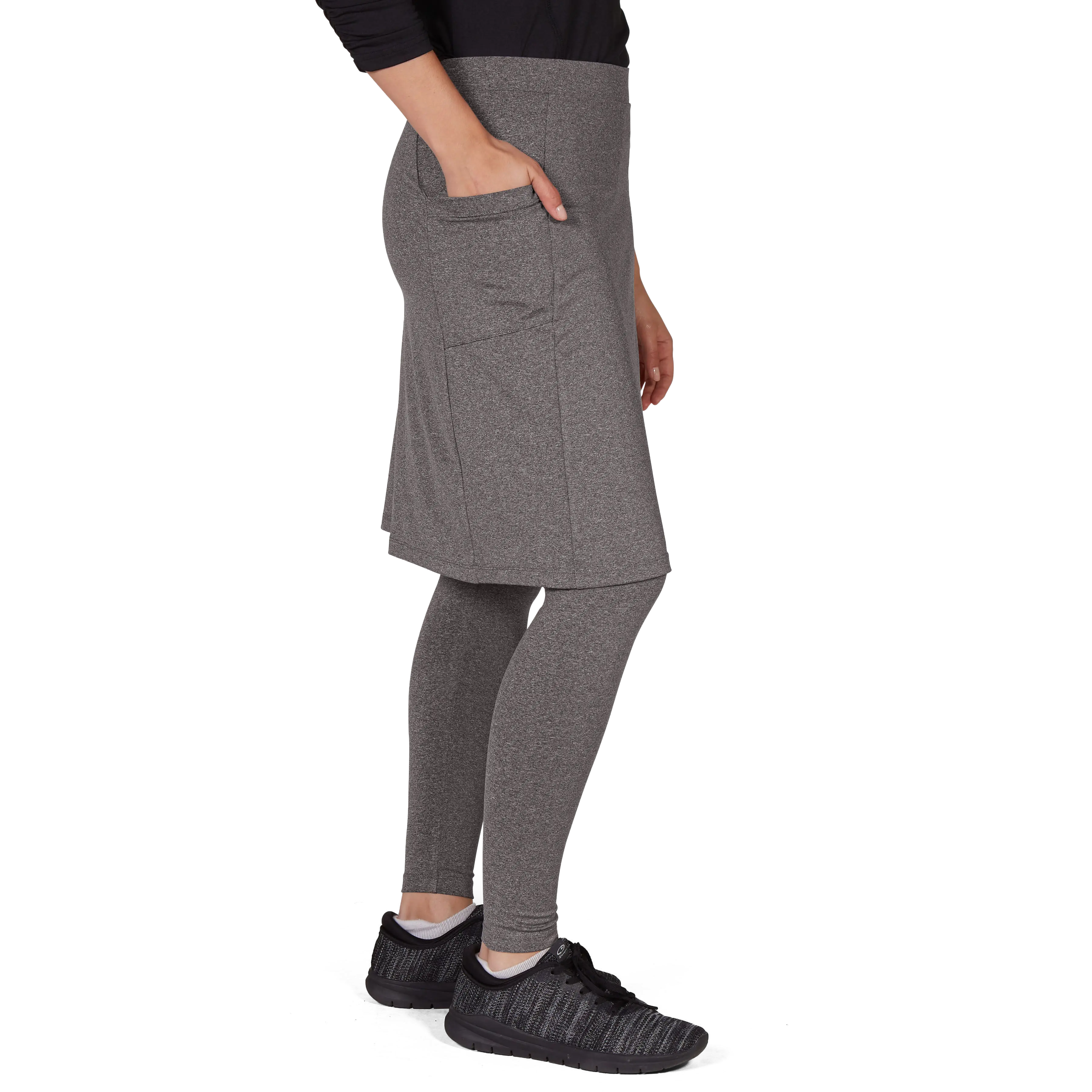 Ankle Fit Snoga 22" - Heather Grey
