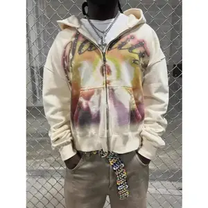 Loose Street Hip Hop Zip Hoodie Jacket