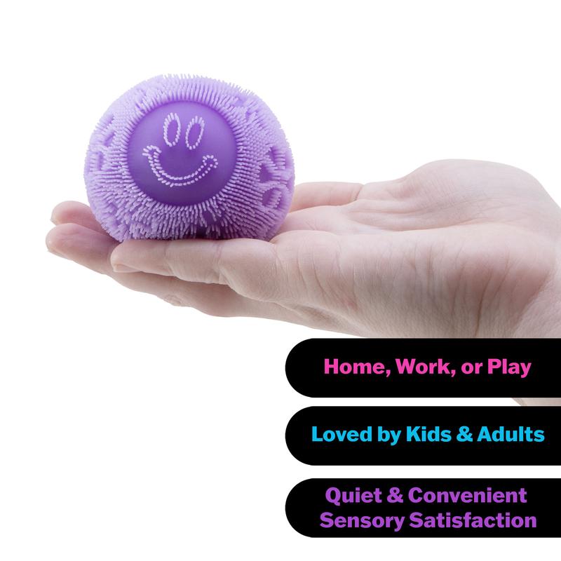 NeeDoh Flower Power or Wonder Waves – Velvet-Soft Sensory Fidget Toy with Textured Patterns – Ages 3+ (One Random Pack, Color Varies)