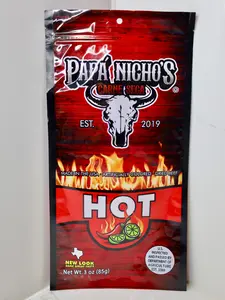 HOT Chips - Beef Jerky 3oz BIG BAG NEW LOOK