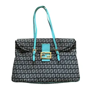 Pre-owned FENDI Bag Shoulder Bags FF monogram double flap mamma baguette shoulder 14x9x1