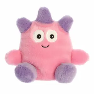 Palm Pals Adorable Pip Monster 5 inch Pink Mini Soft Plush Collectable Stuffed Animal