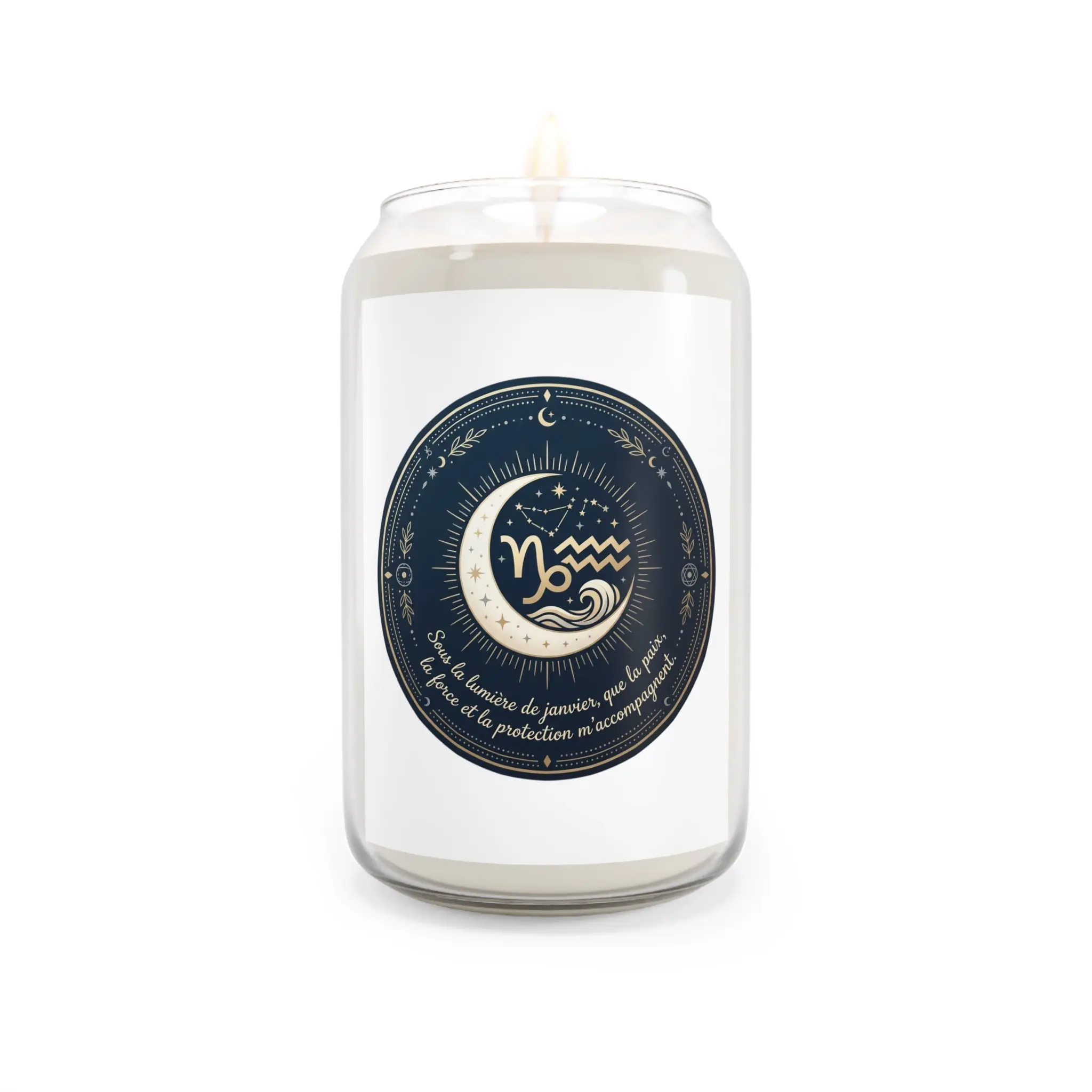 Capricorn Zodiac Soy Candle — 13.75oz Scented Astrology Candle