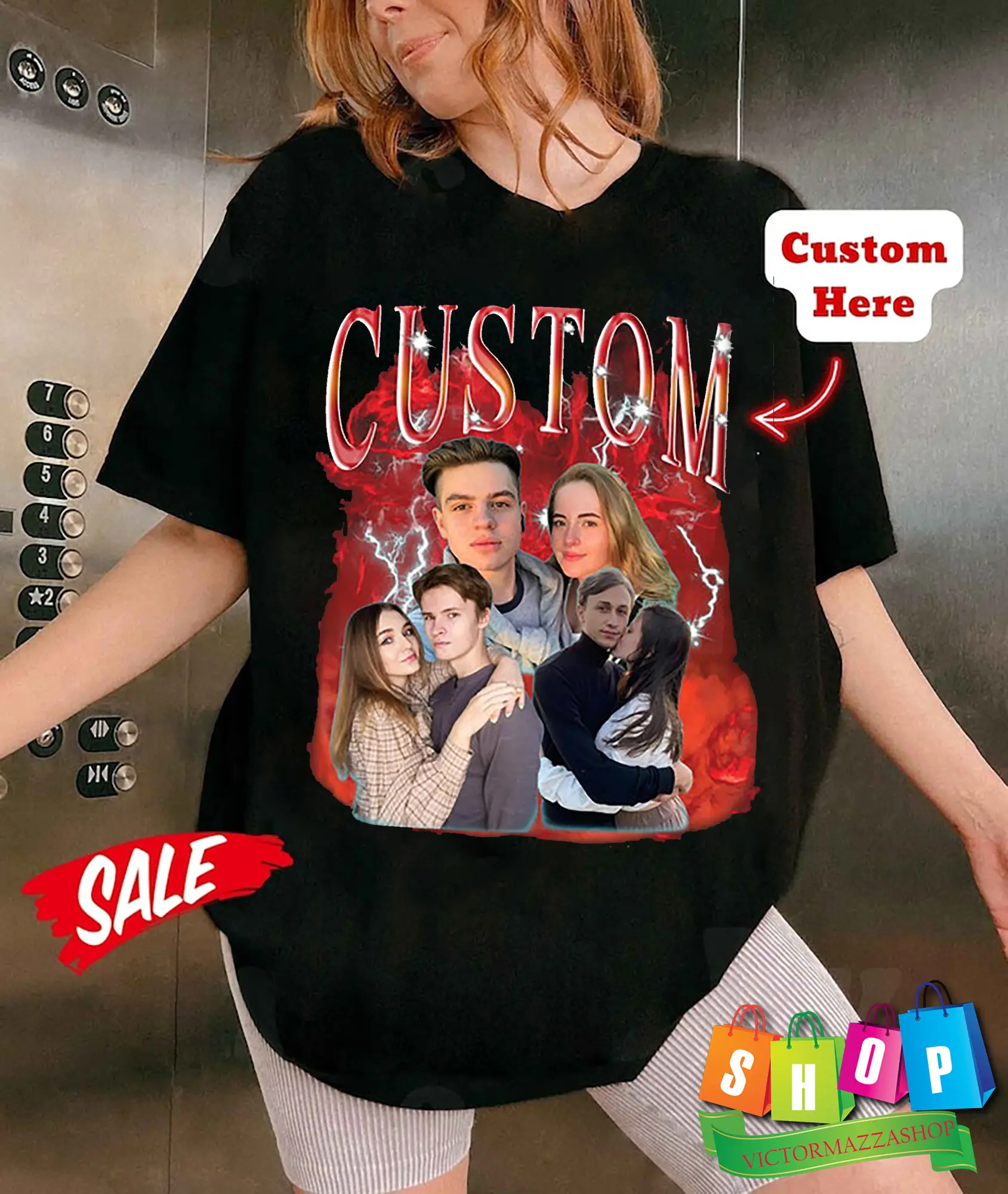 Custom Valentine Shirt, Vintage Custom Funny Rap Shirt, Custom Photo Vintage 90s T Shirts, Insert Your Design, HL09