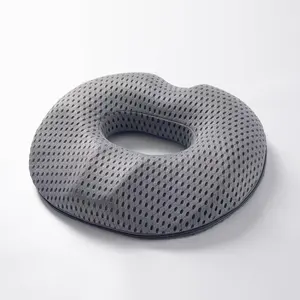 Donut Seat Cushion Memory Foam Coccyx Cushion for Office Chair & Car Seat – Sciatica, Tailbone & Lower Back Pain Relief, Ergonomic Orthopedic Pressure Relief Pillow, Breathable Mesh Design, Non-Slip, Ideal for Long Sitting & Posture Support