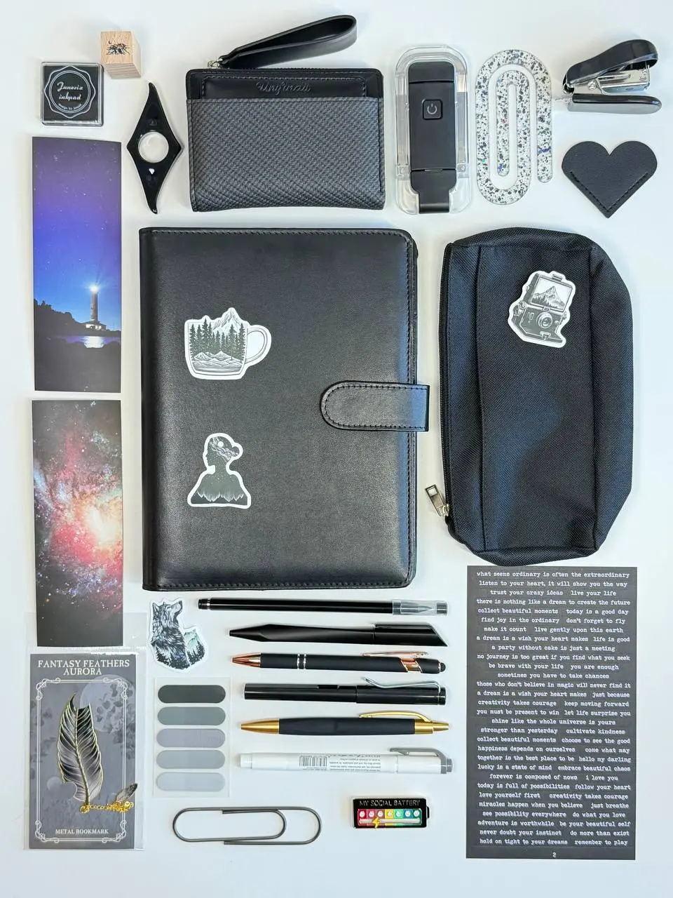 Black Binder Bookish Bundle Gift Set