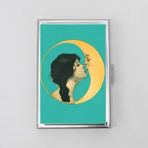 Moon Kiss Cigarette Cigarette Case or Card Holderr