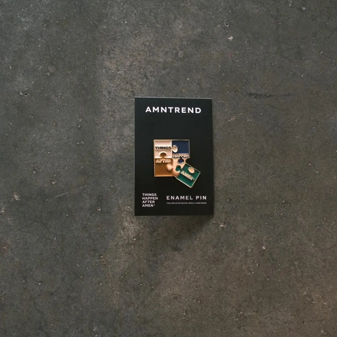 Things Happen After Amen®  Puzzle Enamel Pin